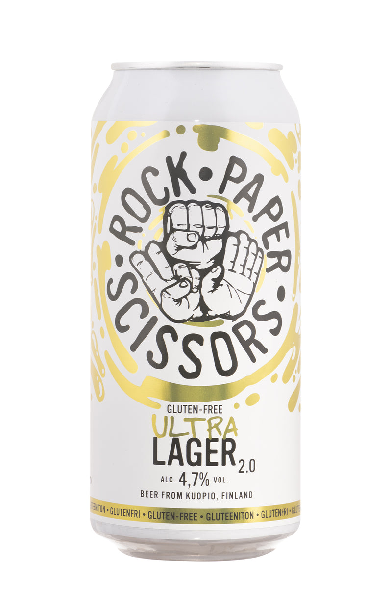 RPS Ultra 2.0 Lager 4,7% – Rock Paper Scissors Brewing Co